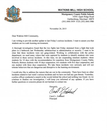 Administration acts quickly to keep school safe for teaching and learning