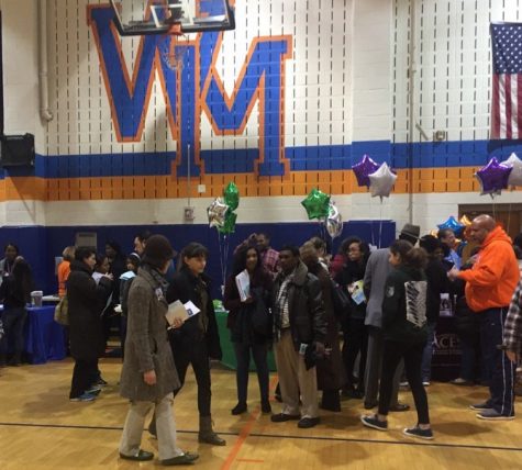 Rising freshmen visit Watkins Mill for Eighth Grade Parent Night