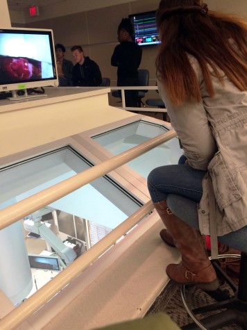 Medical Careers students observe real open-heart surgery