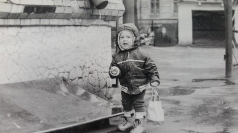 English teacher, Sofya Shpilyuk in her early childhood in Ukraine.