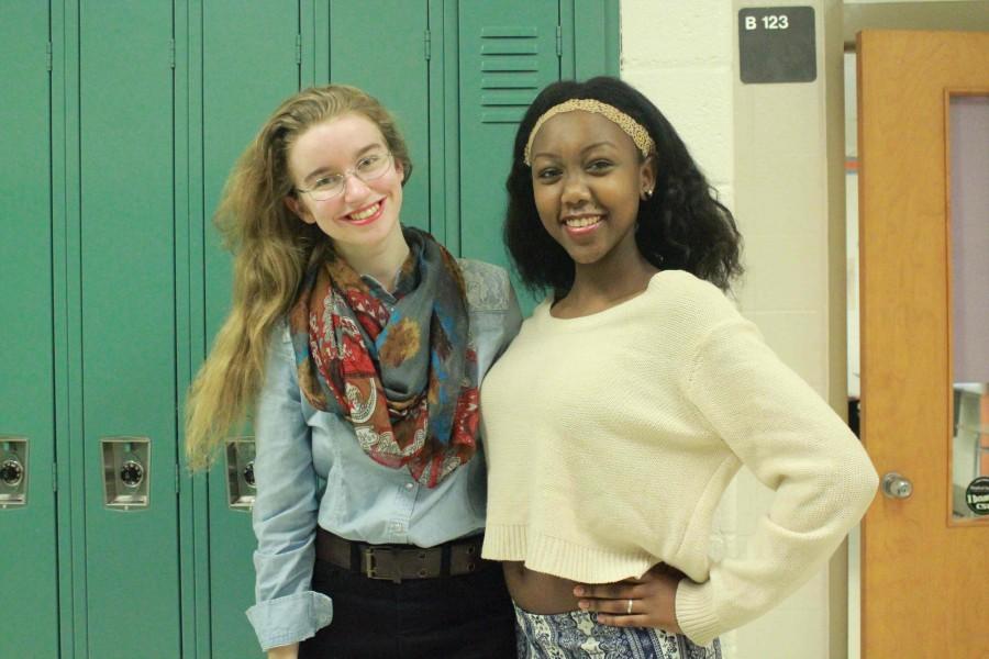 Seniors Kathryn Bratt-Pfotenhauer and Sandra Bazubwabo were both selected to be pages for the Maryland General Assembly