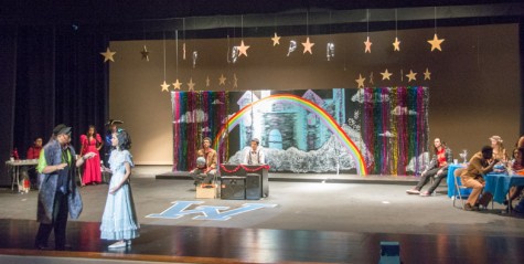 While this is what the audience sees onstage, tech crew is working hard offstage to make sure everything runs smoothly.
