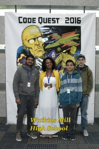 Programming club codes at Lockheed Martin CodeQuest