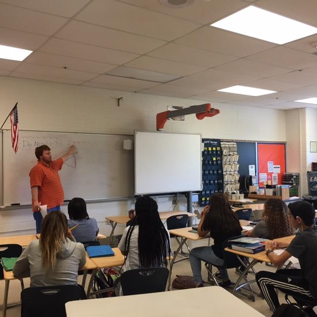 Math teacher Adam Ritchie teaches real-life skills in his classes