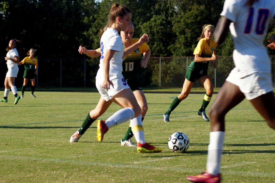 Girls soccer looks to defeat Knights on battlefield Monday