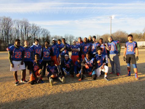 Montgomery Village police join football to defeat Seneca Valley in officers/players game