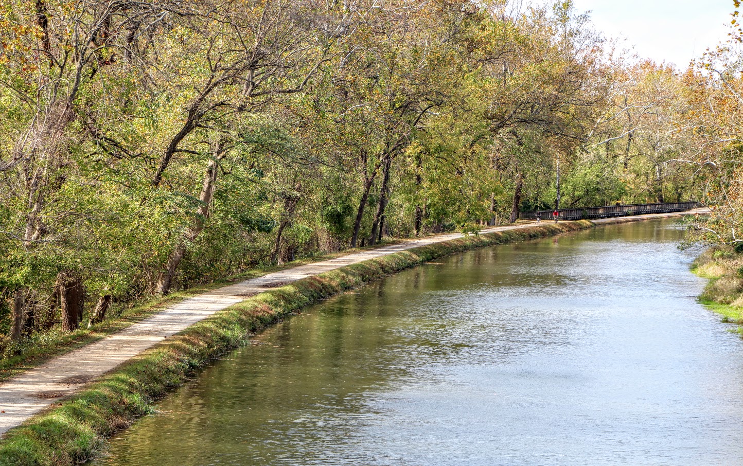 The C&O Canal is a great place to bike or hike.