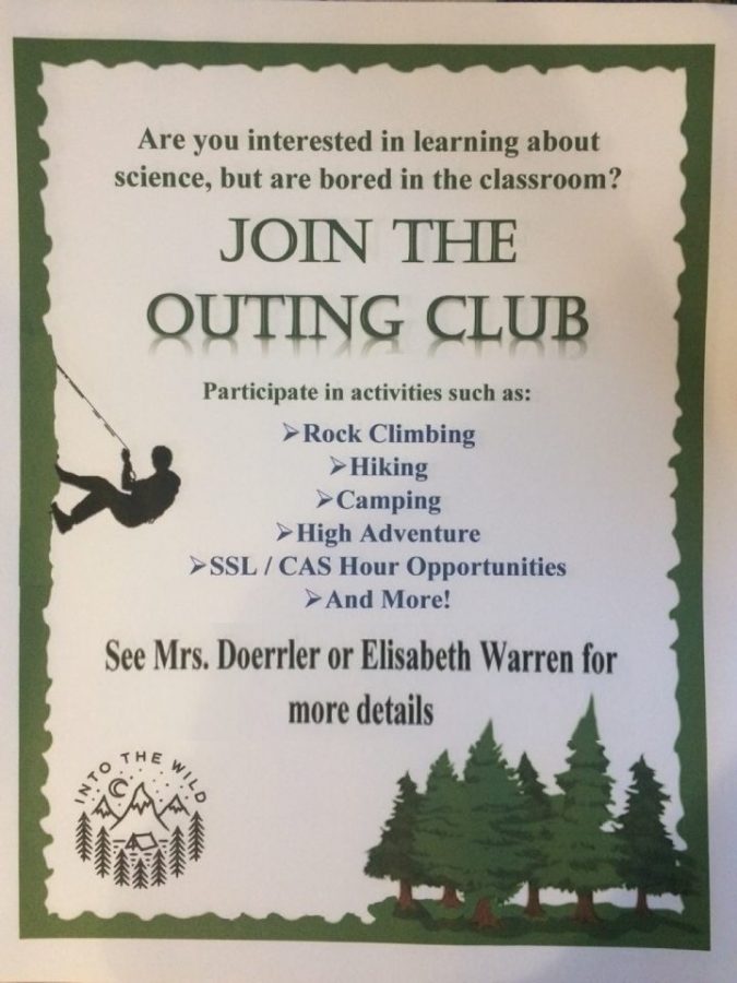Flyer for the new Watkins Mill High School club. 