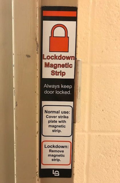 A new magnet for the door frames to allow all doors to be locked quickly in case of emergencies. 