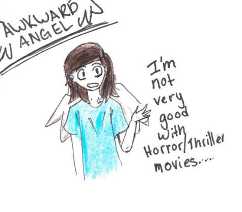 Awkward Angel: Scary movies