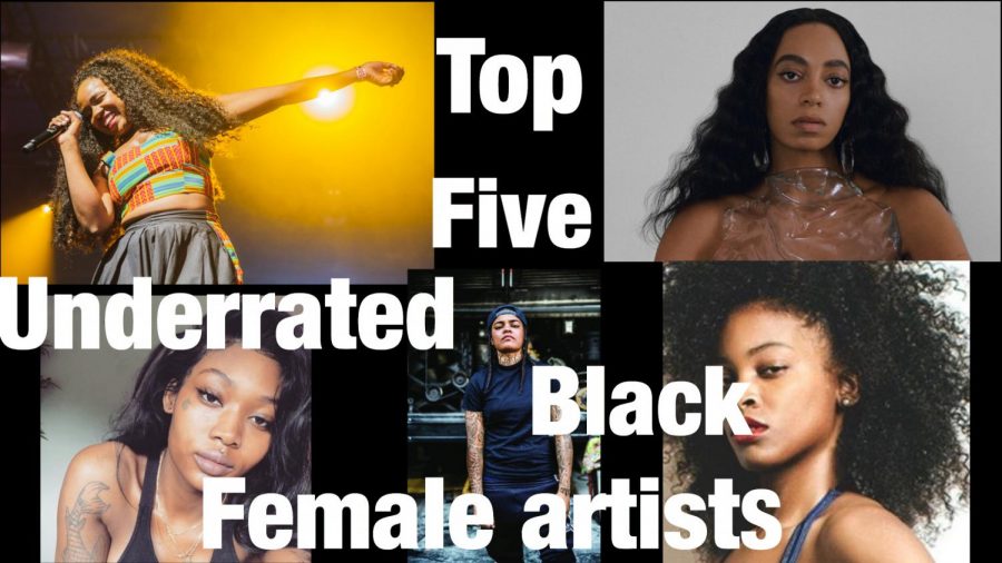 Junior Amelia Burton describes her top five underrated Black female artists and explains why you should be listening to them.