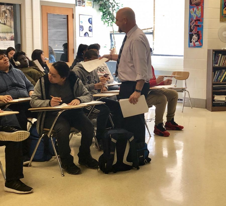 Social studies teacher Will Funk doesnt have problems controlling his classes--he learned how to manage behavior while working at a juvenile correctional facility