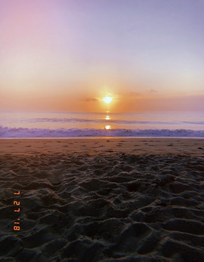 Con el cambio de estación, es el clima perfecto para ir a la playa.