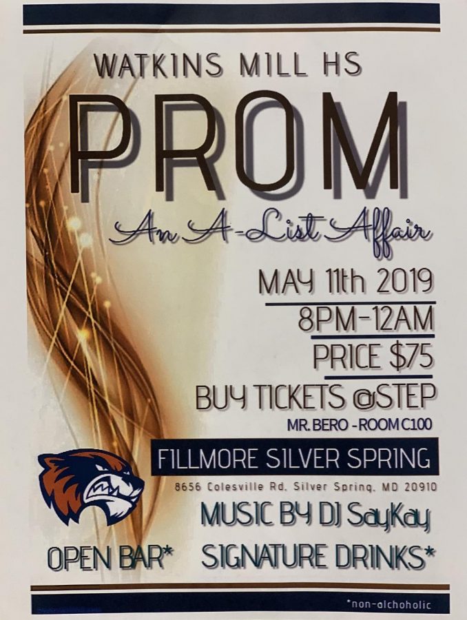Watkins+Mill%27s+annual+prom+will+take+place+Saturday+night+at+the+Silver+Spring+Fillmore+with+the+theme%2C+%22An+A-List+Affair.%22