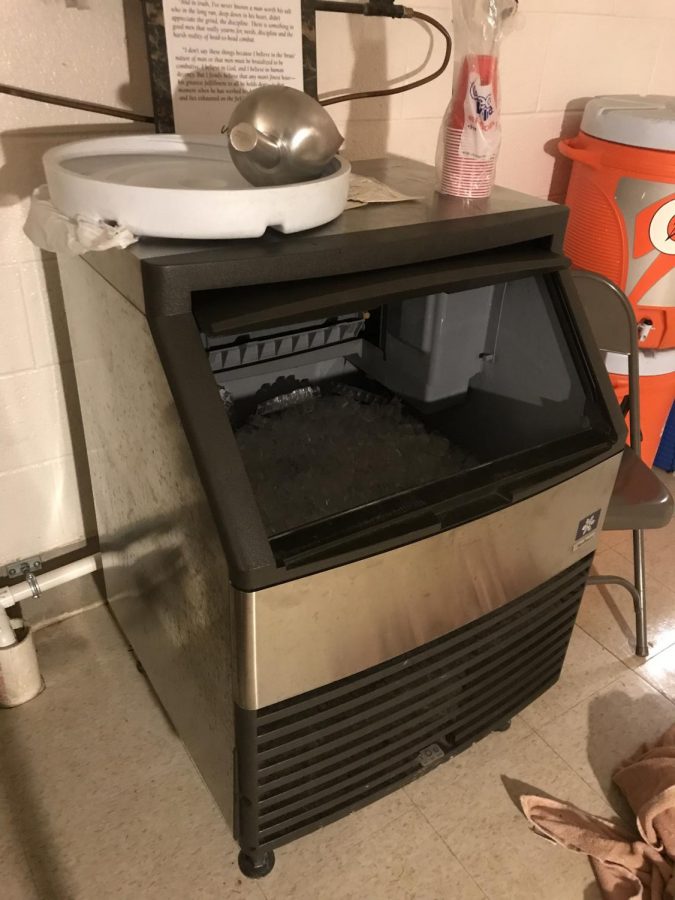 Watkins Mill currently has an ice machine, but it does not produce enough ice for athletic practices and frequently breaks. The booster club fundraiser hopes to provide a new one.