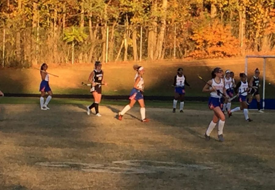 Field Hockey took on Magruder in the first round of the playoffs, but lost.