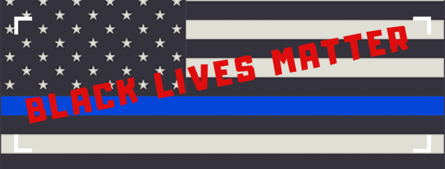 Black Lives Matter is a movement with the intent of educating people on the issues faced by people of color. The Blue Lives Matter flag is a rebuttal to this movement and is in the wrong for turning a blind eye to the issue at hand.