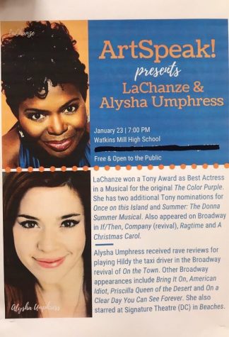 ArtSpeak! returns to WMHS tomorrow with LaChanze, Alysha Umphress