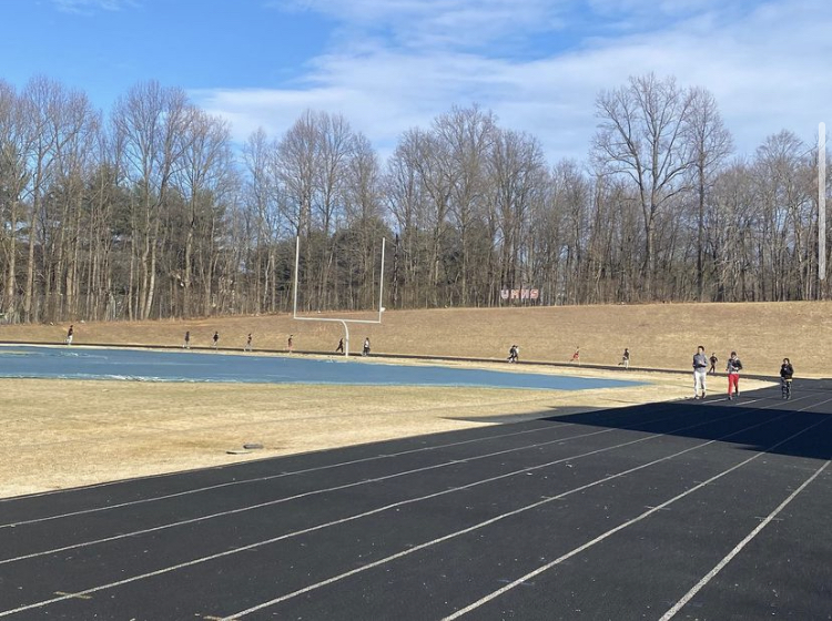 Track and Field practices for the first time this season. 
