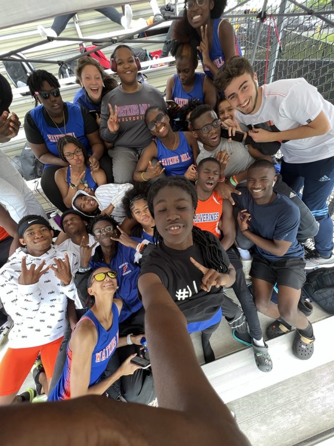 WMHS Varsity Track and Field team at the MPSSAA 3A West Regional Championship Track and Field meet.