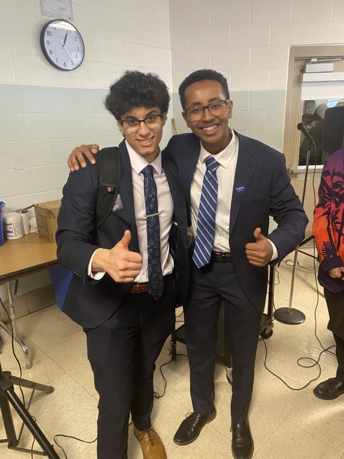 SMOB candidates Sami Saeed (left) and Yoseph Zerihun (right) were voted to be finalists for the 2023 SMOB election.