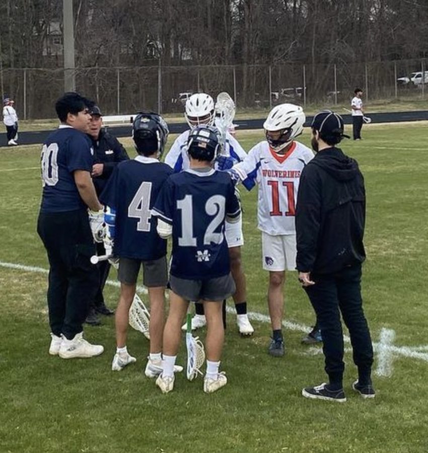 Boys+Lacrosse+faced+off+against+the+Magruder+Colonels+and+showed+sportsmanship.