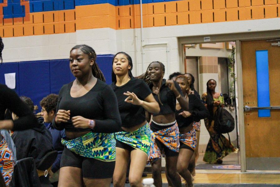 Kennedy High Schools Kennedy African Student Association (KASA) Dance Club showcase their talent at the African Ball.