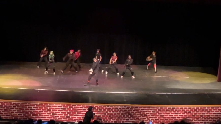 Watkins Mills NOVA k-pop dance team performs at the Hallyu showcase they organized.
