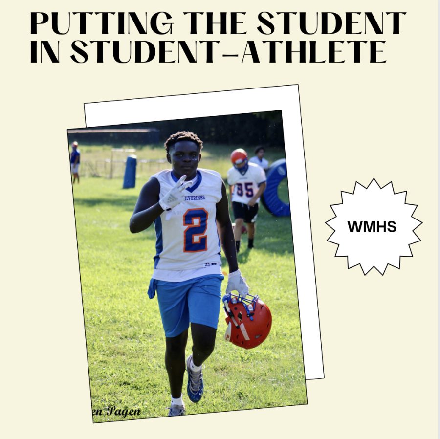 Watkins Mill High School prioritizes education, junior Malick Sarr (pictured) is an example of that.