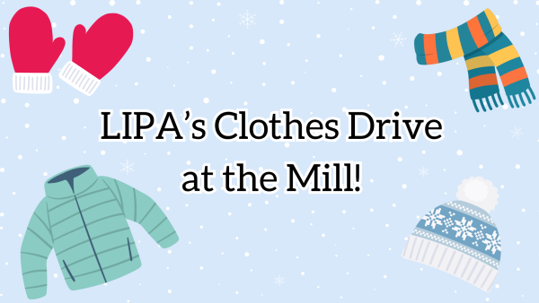 LIPA's Clothes Drive at the Mill!